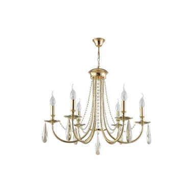 Люстра VICTORIA SP6 GOLD/AMBER