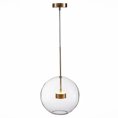 SL1133.223.01 Светильник подвесной ST-Luce Латунь/Прозрачный LED 1*14W 3000K