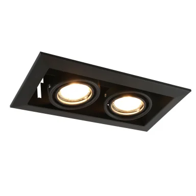 Встраиваемый светильник Cardani Piccolo A5941PL-2BK