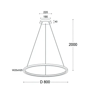 Подвесной светильник ITALLINE IT013-6028 gold 3000K