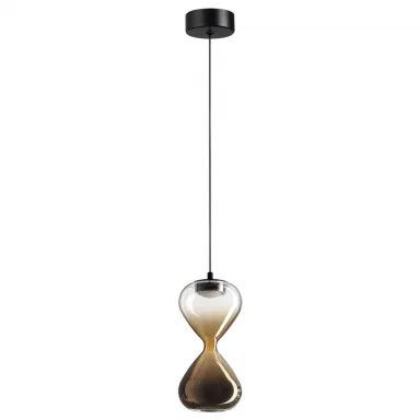 ODEON LIGHT 5094/4L PENDANT ODL25 415 черный/прозрачн./золотой градиент/металл/стекло Подвес LED 4W 