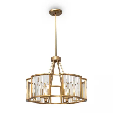 Люстра на штанге Maytoni MOD087PL-06G
