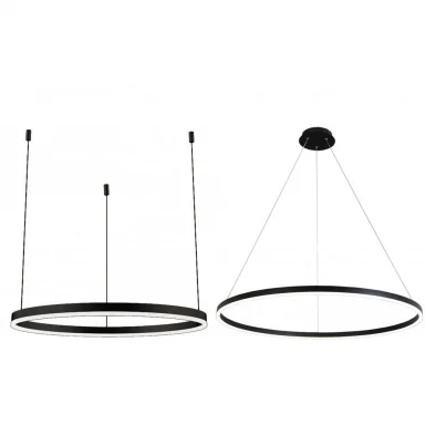 08228,19A(4000K) Подвес Тор черный d100 h120 Led 56W (4000K) 2 типа крепления