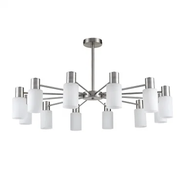 8099/12C COMFI LN25 никель/белый металл/стекло Люстра потолочная Е14 12*40W 220V MAVE