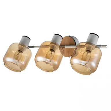 Escada 10177/3A E14*40W White/Chrome/Wood