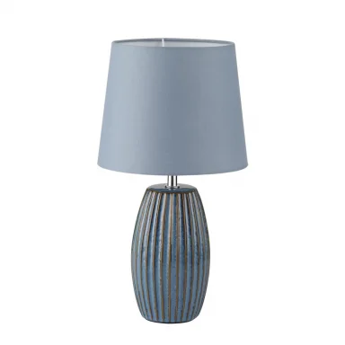 LUMION 8123/1T COMFI LN25 000 синий, керамика/текстиль Настольная лампа E27 1*60W 220V LAPUNA