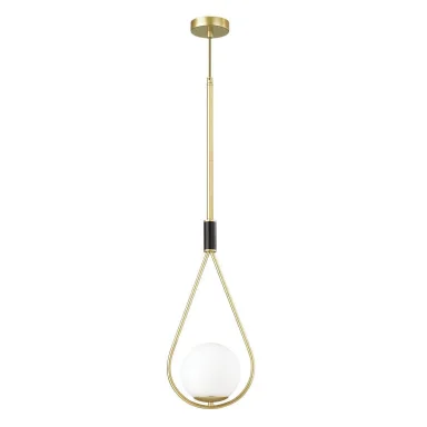 4810/1 PENDANT ODL21 447 золтой/черный/белый Подвес E14 1*40W FLARI