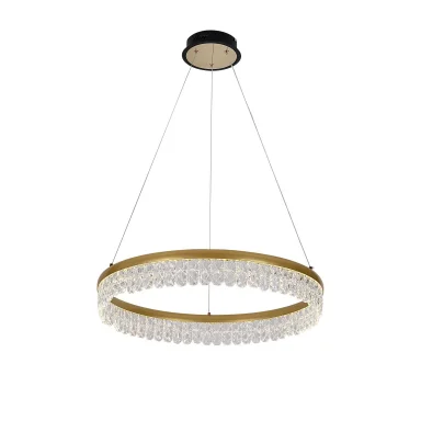 4186-1P, подвесная люстра, D600xH130/1000, LEDx68W, 3570LM, 3000-6000K, included, remote control