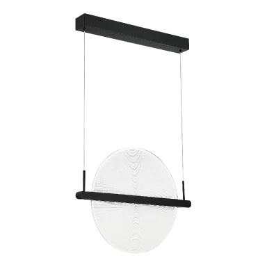 SL6233.403.15 Светильник подвесной ST-Luce Черный/Прозрачный LED 115W 4000K