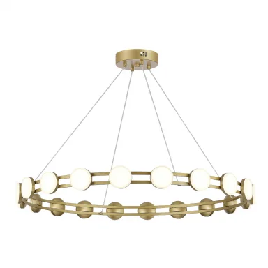 SL6610.203.20 Светильник подвесной ST-Luce золотистый/белый LED 1*40W 4000K