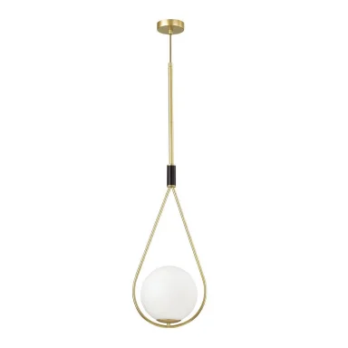 4810/1A PENDANT ODL21 447 золтой/черный/белый Подвес E14 1*40W FLARI