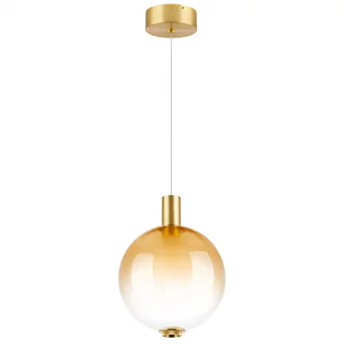 805403 Люстра COLORE LED 1х6W 320LM ЗОЛОТО/ЯНТАРНЫЙ 3000K