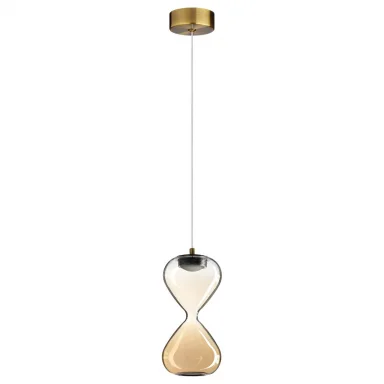 ODEON LIGHT 5093/4L PENDANT ODL25 415 античн.бронза/прозрачн./янтарный градиент/металл/стекло Подвес
