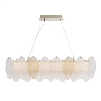 SL6135.233.01 Светильник подвесной ST-Luce золото/прозрачный, янтарный LED 1*24W 3000K