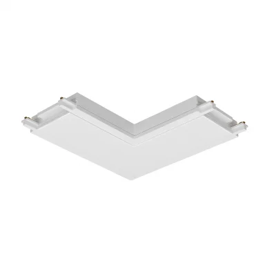 Конектор питания угловой Radity белый TRA084CL-11W