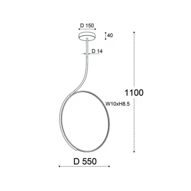 Подвесной светильник ITALLINE IT013-6025 white 3000K
