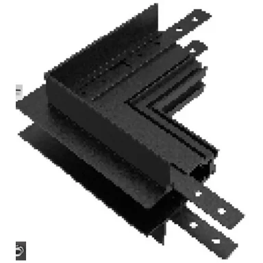 Угловой соединитель 626328 R20-2 90° OUT Черный