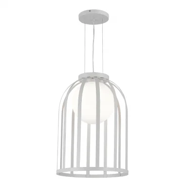 SL6129.503.01 Светильник подвесной ST-Luce Белый/Белый E27 1*60W