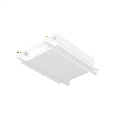 Коннектор питания прямой Radity белый TRA084C-11W
