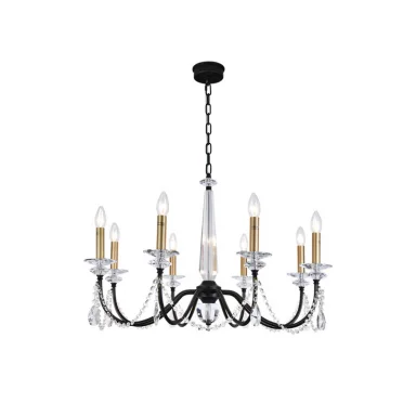 Подвесная люстра Newport 3978/C black+brass