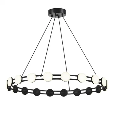 SL6610.403.20 Светильник подвесной ST-Luce черный/белый LED 1*40W 4000K