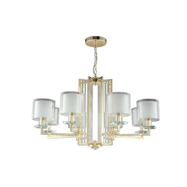 Люстра NICOLAS SP-PL8 GOLD/WHITE