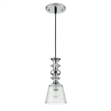LUMION 8049/1A SUSPENTIONI LN25 308 хром/прозрачный металл/стекло Подвесной светильник E27 1*60W 220