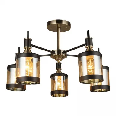 Escada 599/5P E27*60W Antique brass/Black