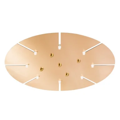 База накладная Crystal Lux Потолочная база D600-8 BRASS