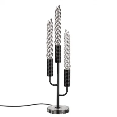 ODEON LIGHT 5459/9TL L-VISION ODL_EX26 черный глянцевый/прозрачн./металл/стекло/хрустальное стекло Н