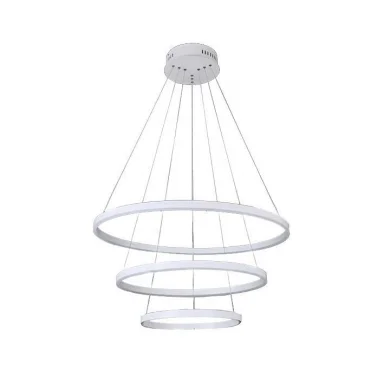 08223,01A(4000K) Подвес диммируемый Тор белый d80+60+40 h160 Led 110w (4000K)