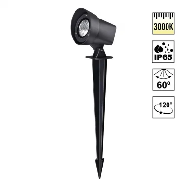 NOVOTECH 359529 STREET NT25 черный Светильник ландшафтный светодиодный грунтовый IP65 LED 13W 110-24