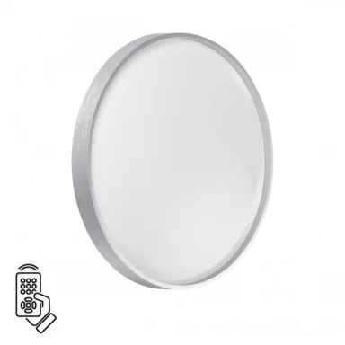 СОНЕКС 7784/DL TAN SN 000 Светильник пластик/белый/серебро LED 48Вт 3000-6000К D398 IP43 пульт ДУ GA