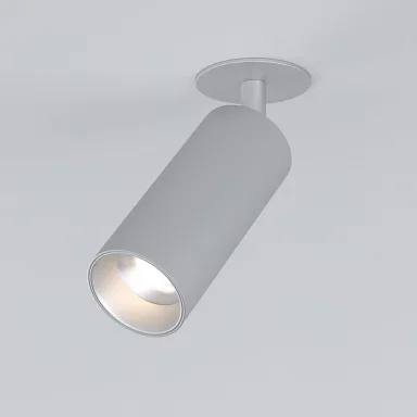 Встраиваемый светильник Elektrostandard Diffe серебряный 10W 4200K (25052/LED)