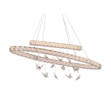 Подвесная люстра Newport 8120/120 oval chrome