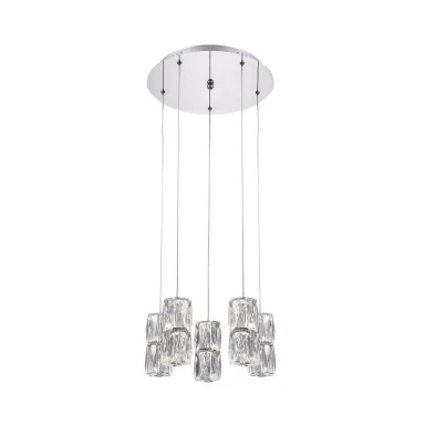 Подвесная светодиодная люстра Kink Light Аква-Кристалл 08620-5A