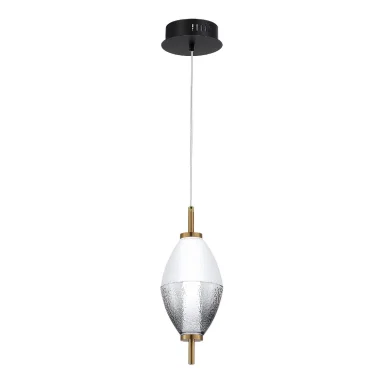 SL6130.403.06 Светильник подвесной ST-Luce Черный/Белый, Дымчатый LED 18W 3000K