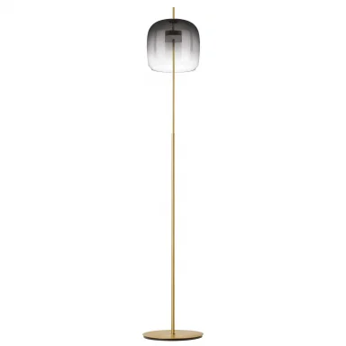 804718 Торшер CUPOLA LED 1х18W 900LM ЗОЛОТО/ДЫМЧАТЫЙ 3000K