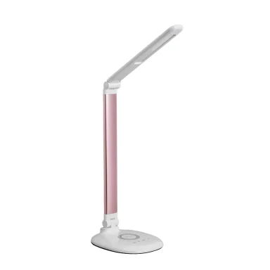 UL613 (белый /розовый. Светильник настольный 9 Вт LED с функц.ночника, регул. темп. света и ур. ярко