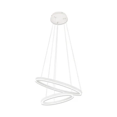 08219,01A(4000K) Подвес Тор белый d60+40 h110 Led 60W (4000K)