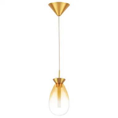 805113 Люстра COLORE LED 1х4W 220LM ЗОЛОТО/ЯНТАРЬ 3000K