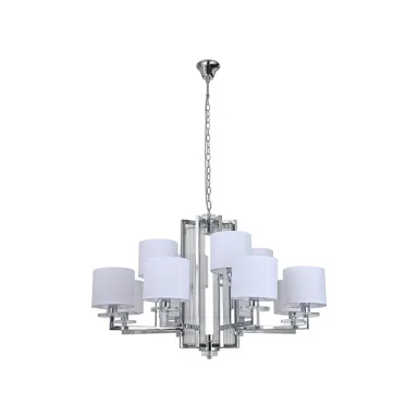 Подвесная люстра Newport 35408+4/C chrome без абажуров
