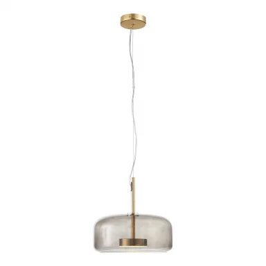 SL1053.243.01 Светильник подвесной ST-Luce Золотистый/Дымчатый LED 1*9W 3000K