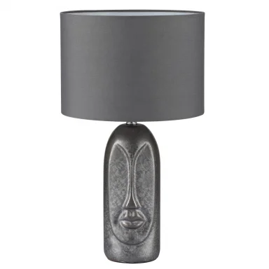 LUMION 8146/1T MODERNI LN25 000 серый, керамика/текстиль Настольная лампа Е27 1*60W 220V AKIVI