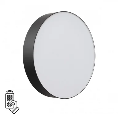 СОНЕКС 7780/DL BASICA SN 000 Светильник пластик/белый/черный LED 48Вт 3000-6000К D390 IP43 пульт ДУ 