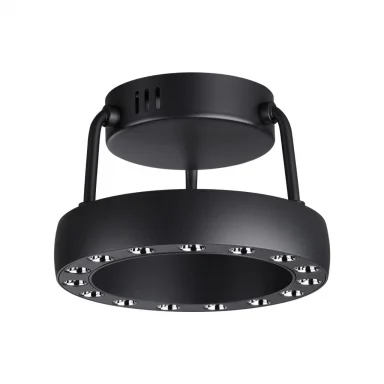 359398 OVER NT24 000 черный Светильник накладной светодиодный IP20 LED 12W вниз/5W вверх 220V 1360Лм