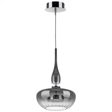804401 Люстра ASTRA LED 12W 580LM ХРОМ/ДЫМЧАТЫЙ 3000K