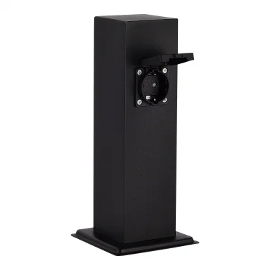 SL9012.405.00 Столб уличный 2 розетки ST-Luce черный 3500W
