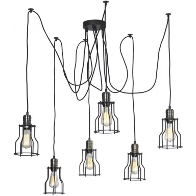 Подвесная люстра Lussole Loft IV LSP-9310