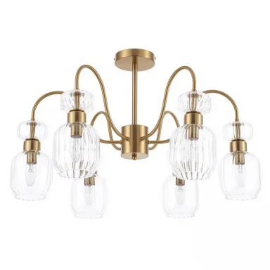 Escada 1141/6PL E14*60W Antigue copper/Clear